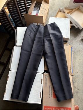 100% Silk Women’s Dress Pants - Classic Straight Fit